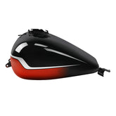 HR3 Sunset Orange / Sunset Black Fade CVO Fuel Gas Tank For 2008-2023 Harley Touring CVO Models